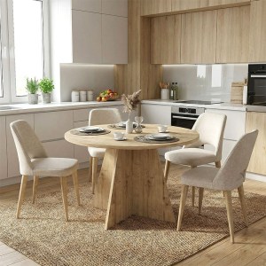 meg-GP042-0371,1-2 ΤΡΑΠΕΖΙ TAILOR MEGAPAP ΧΡΩΜΑ SAPPHIRE OAK Ø120X75,7ΕΚ.
