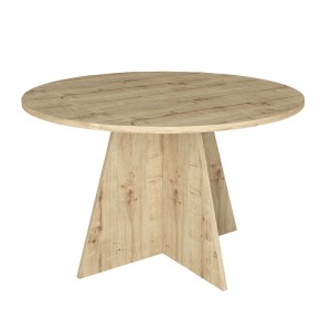 meg-GP042-0371,1-5 ΤΡΑΠΕΖΙ TAILOR MEGAPAP ΧΡΩΜΑ SAPPHIRE OAK Ø120X75,7ΕΚ.