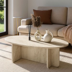 meg-GP042-0372,1-0 ΤΡΑΠΕΖΑΚΙ ΣΑΛΟΝΙΟΥ RAVEY MEGAPAP ΧΡΩΜΑ TRAVERTINE 120X60X39,6ΕΚ.