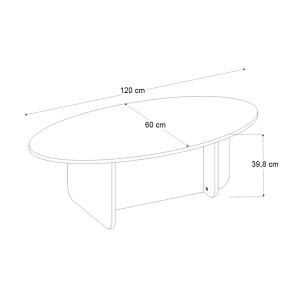 meg-GP042-0372,1-10 ΤΡΑΠΕΖΑΚΙ ΣΑΛΟΝΙΟΥ RAVEY MEGAPAP ΧΡΩΜΑ TRAVERTINE 120X60X39,6ΕΚ.