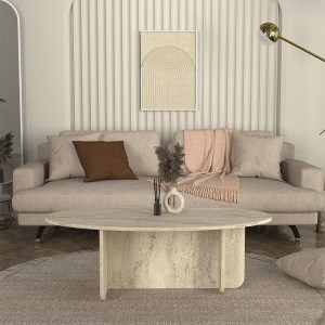 meg-GP042-0372,1-3 ΤΡΑΠΕΖΑΚΙ ΣΑΛΟΝΙΟΥ RAVEY MEGAPAP ΧΡΩΜΑ TRAVERTINE 120X60X39,6ΕΚ.