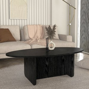 meg-GP042-0372,3-5 ΤΡΑΠΕΖΑΚΙ ΣΑΛΟΝΙΟΥ RAVEY MEGAPAP ΧΡΩΜΑ SENCRON BLACK 120X60X39,6ΕΚ.