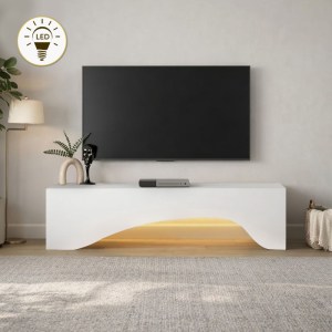 meg-GP042-0373,2-0 ΕΠΙΠΛΟ ΤΗΛΕΟΡΑΣΗΣ MARA MEGAPAP ΜΕ LED ΧΡΩΜΑ ΛΕΥΚΟ 150X31,4X40ΕΚ.
