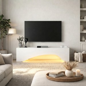 meg-GP042-0373,2-2 ΕΠΙΠΛΟ ΤΗΛΕΟΡΑΣΗΣ MARA MEGAPAP ΜΕ LED ΧΡΩΜΑ ΛΕΥΚΟ 150X31,4X40ΕΚ.
