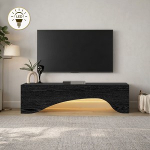 meg-GP042-0373,3-0 ΕΠΙΠΛΟ ΤΗΛΕΟΡΑΣΗΣ MARA MEGAPAP ΜΕ LED ΧΡΩΜΑ SENCRON BLACK 150X31,4X40ΕΚ.
