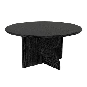 meg-GP042-0374,3-7 ΤΡΑΠΕΖΑΚΙ ΣΑΛΟΝΙΟΥ MARA MEGAPAP ΧΡΩΜΑ SENCRON BLACK Ø75X36,8ΕΚ.