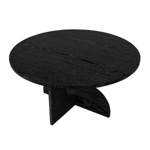 meg-GP042-0374,3-8 ΤΡΑΠΕΖΑΚΙ ΣΑΛΟΝΙΟΥ MARA MEGAPAP ΧΡΩΜΑ SENCRON BLACK Ø75X36,8ΕΚ.