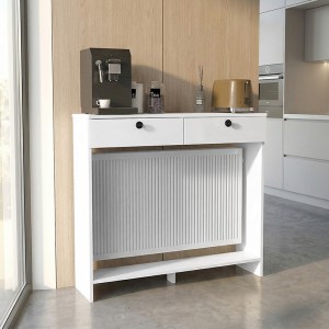 meg-GP042-0381,1-0 ΚΟΝΣΟΛΑ - ΚΑΛΥΜΜΑ ΚΑΛΟΡΙΦΕΡ OPELYA MEGAPAP ΧΡΩΜΑ ΛΕΥΚΟ 110X31,4X100ΕΚ.