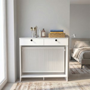 meg-GP042-0381,1-5 ΚΟΝΣΟΛΑ - ΚΑΛΥΜΜΑ ΚΑΛΟΡΙΦΕΡ OPELYA MEGAPAP ΧΡΩΜΑ ΛΕΥΚΟ 110X31,4X100ΕΚ.