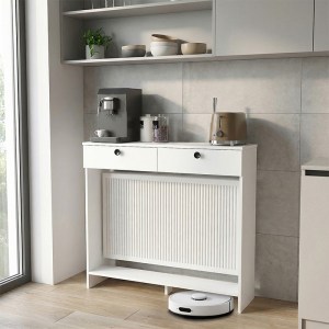 meg-GP042-0381,1-6 ΚΟΝΣΟΛΑ - ΚΑΛΥΜΜΑ ΚΑΛΟΡΙΦΕΡ OPELYA MEGAPAP ΧΡΩΜΑ ΛΕΥΚΟ 110X31,4X100ΕΚ.