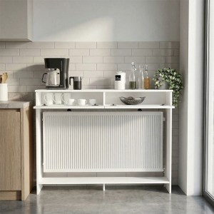 meg-GP042-0382,1-2 ΚΟΝΣΟΛΑ - ΚΑΛΥΜΜΑ ΚΑΛΟΡΙΦΕΡ OPELYA MEGAPAP ΧΡΩΜΑ ΛΕΥΚΟ 130X31,4X100ΕΚ.