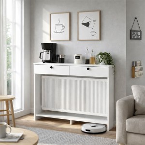 meg-GP042-0382,1-3 ΚΟΝΣΟΛΑ - ΚΑΛΥΜΜΑ ΚΑΛΟΡΙΦΕΡ OPELYA MEGAPAP ΧΡΩΜΑ ΛΕΥΚΟ 130X31,4X100ΕΚ.