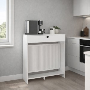meg-GP042-0383,1-0 ΚΟΝΣΟΛΑ - ΚΑΛΥΜΜΑ ΚΑΛΟΡΙΦΕΡ OPELYA MEGAPAP ΧΡΩΜΑ ΛΕΥΚΟ 90X31,4X100ΕΚ.