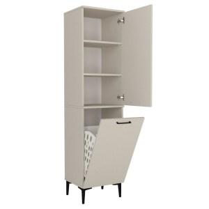 meg-GP042-0389,3-5 ΝΤΟΥΛΑΠΙ ΜΕ ΚΑΛΑΘΙ ΑΠΛΥΤΩΝ SINGA MEGAPAP ΧΡΩΜΑ SANDSTONE 45X40X180ΕΚ.