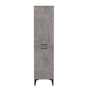 meg-GP042-0389,4-6 ΝΤΟΥΛΑΠΙ ΜΕ ΚΑΛΑΘΙ ΑΠΛΥΤΩΝ SINGA MEGAPAP ΧΡΩΜΑ ΓΚΡΙ ΣΚΥΡΟΔΕΜΑΤΟΣ 45X40X180ΕΚ.