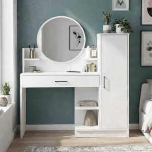 meg-GP042-0392,1-2 ΤΟΥΑΛΕΤΑ ΜΕ ΚΑΘΡΕΠΤΗ ANDERA MEGAPAP ΧΡΩΜΑ ΛΕΥΚΟ 123,9X35X144,4ΕΚ.