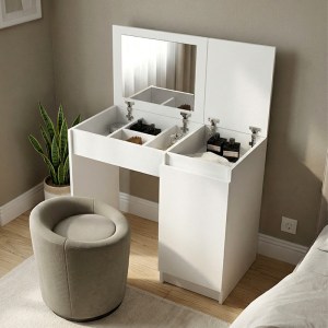 meg-GP042-0393,1-1 ΤΟΥΑΛΕΤΑ ΜΕ ΚΑΘΡΕΠΤΗ HUMA MEGAPAP ΧΡΩΜΑ ΛΕΥΚΟ 90X45X118,2ΕΚ.