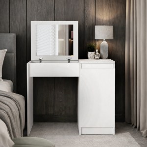 meg-GP042-0393,1-5 ΤΟΥΑΛΕΤΑ ΜΕ ΚΑΘΡΕΠΤΗ HUMA MEGAPAP ΧΡΩΜΑ ΛΕΥΚΟ 90X45X118,2ΕΚ.