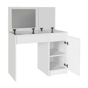 meg-GP042-0393,1-8 ΤΟΥΑΛΕΤΑ ΜΕ ΚΑΘΡΕΠΤΗ HUMA MEGAPAP ΧΡΩΜΑ ΛΕΥΚΟ 90X45X118,2ΕΚ.