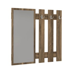 meg-GP042-0395,3-3 ΚΡΕΜΑΣΤΡΑ ΤΟΙΧΟΥ ΜΕ ΚΑΘΡΕΠΤΗ FOLIN MEGAPAP ΧΡΩΜΑ ΚΑΡΥΔΙ 90X4X90ΕΚ.