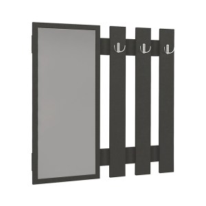 meg-GP042-0395,4-3 ΚΡΕΜΑΣΤΡΑ ΤΟΙΧΟΥ ΜΕ ΚΑΘΡΕΠΤΗ FOLIN MEGAPAP ΧΡΩΜΑ ΑΝΘΡΑΚΙ 90X4X90ΕΚ.
