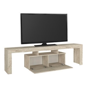 meg-GP042-0396,1-9 ΕΠΙΠΛΟ ΤΗΛΕΟΡΑΣΗΣ WOODRA MEGAPAP ΧΡΩΜΑ TRAVERTINE 180X31,3X50,2ΕΚ.