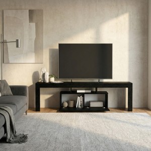 meg-GP042-0396,2-3 ΕΠΙΠΛΟ ΤΗΛΕΟΡΑΣΗΣ WOODRA MEGAPAP ΧΡΩΜΑ SENCRON BLACK 180X31,3X50,2ΕΚ.