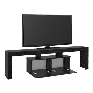 meg-GP042-0396,2-7 ΕΠΙΠΛΟ ΤΗΛΕΟΡΑΣΗΣ WOODRA MEGAPAP ΧΡΩΜΑ SENCRON BLACK 180X31,3X50,2ΕΚ.