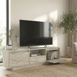 meg-GP042-0397,1-5 ΕΠΙΠΛΟ ΤΗΛΕΟΡΑΣΗΣ LUMBERA MEGAPAP ΧΡΩΜΑ TRAVERTINE 160X29,5X42ΕΚ.