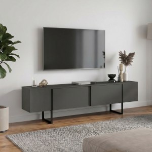 meg-GP042-0409,2-0 ΕΠΙΠΛΟ ΤΗΛΕΟΡΑΣΗΣ ORONTES MEGAPAP ΧΡΩΜΑ ΑΝΘΡΑΚΙ 180X29,6X50ΕΚ.