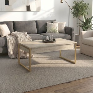 meg-GP042-0411,3-3 ΤΡΑΠΕΖΑΚΙ ΣΑΛΟΝΙΟΥ ORONTES MEGAPAP ΧΡΩΜΑ TRAVERTINE - ΧΡΥΣΟ 90X59,6X40ΕΚ.