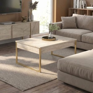 meg-GP042-0411,3-5 ΤΡΑΠΕΖΑΚΙ ΣΑΛΟΝΙΟΥ ORONTES MEGAPAP ΧΡΩΜΑ TRAVERTINE - ΧΡΥΣΟ 90X59,6X40ΕΚ.