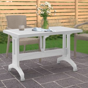 meg-GP046-0003,3-1 ΤΡΑΠΕΖΙ ΠΟΛΥΠΡΟΠΥΛΕΝΙΟΥ CALLAN MEGAPAP ΧΡΩΜΑ ΛΕΥΚΟ 140X80X73ΕΚ.