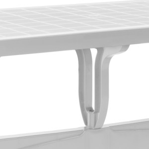 meg-GP046-0003,3-4 ΤΡΑΠΕΖΙ ΠΟΛΥΠΡΟΠΥΛΕΝΙΟΥ CALLAN MEGAPAP ΧΡΩΜΑ ΛΕΥΚΟ 140X80X73ΕΚ.