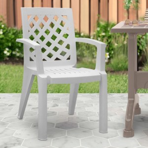 meg-GP046-0004,1-1 ΠΟΛΥΘΡΟΝΑ ΠΟΛΥΠΡΟΠΥΛΕΝΙΟΥ KIRA MEGAPAP ΧΡΩΜΑ ΛΕΥΚΟ 58X52X87ΕΚ.