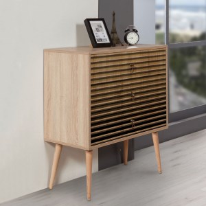 meg-GP052-0003,2-3 ΣΥΡΤΑΡΤΙΕΡΑ SOHO MEGAPAP ΑΠΟ ΜΕΛΑΜΙΝΗ ΧΡΩΜΑ SONOMA 80X40X90ΕΚ.