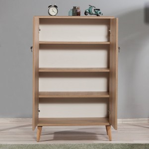 meg-GP052-0004,4-3 ΠΑΠΟΥΤΣΟΘΗΚΗ - ΝΤΟΥΛΑΠΙ SOHO MEGAPAP ΧΡΩΜΑ SONOMA 80X36X127ΕΚ.