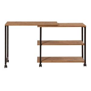 meg-GP052-0022,1-5 ΤΡΑΠΕΖΑΚΙ ΒΟΗΘΗΤΙΚΟ FRENK MEGAPAP ΠΟΛΥΜΟΡΦΙΚΟ ΜΕΤΑΛΛΙΚΟ - ΜΕΛΑΜΙΝΗΣ ΧΡΩΜΑ ATLANTIC PINE 76X30X66ΕΚ.