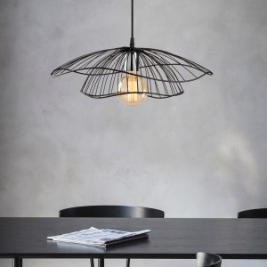 meg-GP052-0054,1-1 ΦΩΤΙΣΤΙΚΟ ΟΡΟΦΗΣ YILDO MEGAPAP E27 ΜΕΤΑΛΛΙΚΟ ΜΟΝΟΦΩΤΟ ΧΡΩΜΑ ΜΑΥΡΟ Φ50X111ΕΚ.