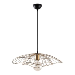 meg-GP052-0054,2-0 ΦΩΤΙΣΤΙΚΟ ΟΡΟΦΗΣ YILDO MEGAPAP E27 ΜΕΤΑΛΛΙΚΟ ΜΟΝΟΦΩΤΟ ΧΡΩΜΑ ΧΡΥΣΟ VINTAGE Φ50X111ΕΚ.