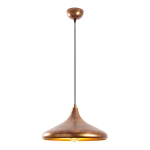 meg-GP052-0105,1-0 ΦΩΤΙΣΤΙΚΟ ΟΡΟΦΗΣ BAREK MEGAPAP E27 ΜΕΤΑΛΛΙΚΟ ΜΟΝΟΦΩΤΟ ΧΡΩΜΑ BRONZE Φ34X119ΕΚ.