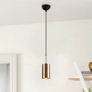 meg-GP052-0107,1-1 ΦΩΤΙΣΤΙΚΟ ΟΡΟΦΗΣ KEM MEGAPAP E27 ΜΕΤΑΛΛΙΚΟ ΜΟΝΟΦΩΤΟ ΧΡΩΜΑ ΧΡΥΣΟ Φ9X124ΕΚ.