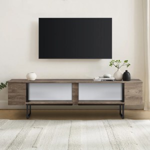 meg-GP052-0117,2-3 ΕΠΙΠΛΟ ΤΗΛΕΟΡΑΣΗΣ LUXE MEGAPAP ΧΡΩΜΑ ΚΑΡΥΔΙ 180X30X50ΕΚ.