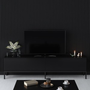 meg-GP052-0153,1-1 ΕΠΙΠΛΟ ΤΗΛΕΟΡΑΣΗΣ LORD MEGAPAP ΧΡΩΜΑ ΜΑΥΡΟ 180X30X47ΕΚ.