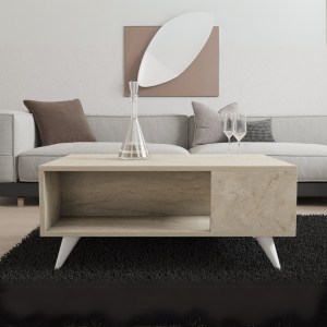 meg-GP052-0160,1-2 ΤΡΑΠΕΖΑΚΙ ΣΑΛΟΝΙΟΥ YUKA MEGAPAP ΧΡΩΜΑ TRAVERTINE 90X60X39,5ΕΚ.
