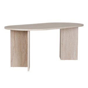meg-GP052-0227,1-2 ΤΡΑΠΕΖΙ SABLIN MEGAPAP ΧΡΩΜΑ TRAVERTINE 180X89,5X75ΕΚ.