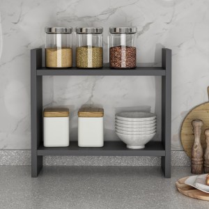 meg-GP052-0235,1-1 ΡΑΦΙΕΡΑ ΚΟΥΖΙΝΑΣ DENVER MEGAPAP ΧΡΩΜΑ ΑΝΘΡΑΚΙ 34X10X30ΕΚ.
