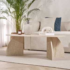 meg-GP052-0242,2-4 ΤΡΑΠΕΖΑΚΙ ΣΑΛΟΝΙΟΥ MELINA MEGAPAP ΧΡΩΜΑ TRAVERTINE 120X60X40ΕΚ.