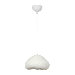 meg-GP052-0247,1-3 ΦΩΤΙΣΤΙΚΟ ΟΡΟΦΗΣ LORA MEGAPAP E27 FIBERGLASS ΜΟΝΟΦΩΤΟ ΧΡΩΜΑ ΛΕΥΚΟ 32X28X120ΕΚ.