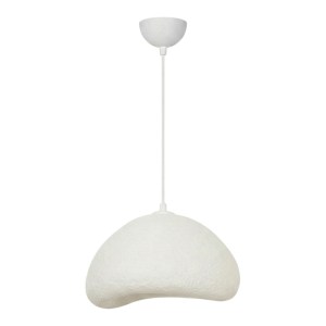 meg-GP052-0249,1-3 ΦΩΤΙΣΤΙΚΟ ΟΡΟΦΗΣ LUNA MEGAPAP E27 FIBERGLASS ΜΟΝΟΦΩΤΟ ΧΡΩΜΑ ΛΕΥΚΟ 30X21X120ΕΚ.